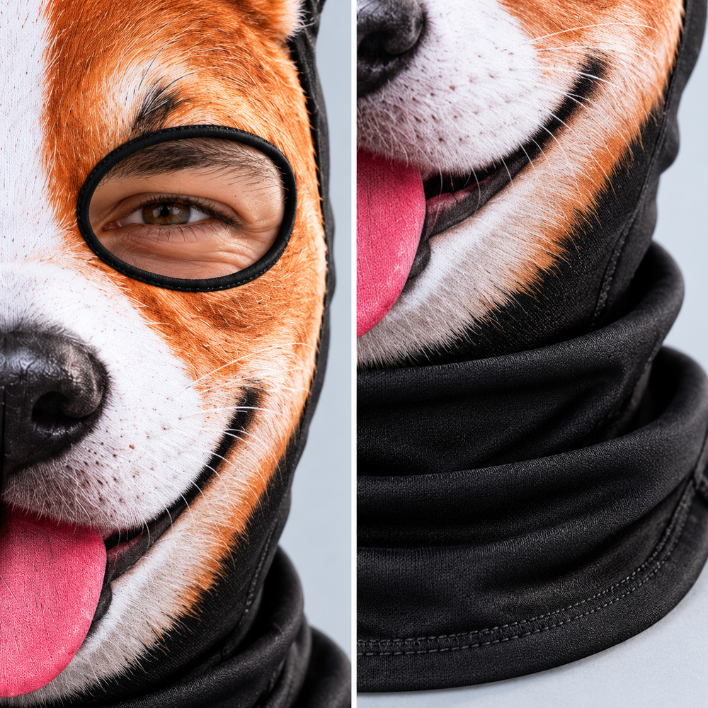 SnowPaw 3D Animal Ski Balaclava