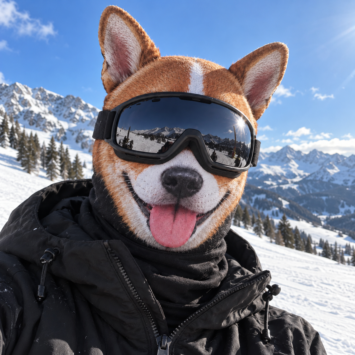 SnowPaw 3D Animal Ski Balaclava