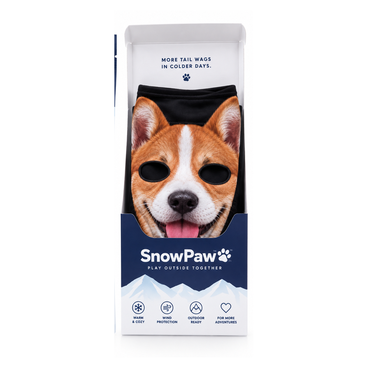 SnowPaw packaging open